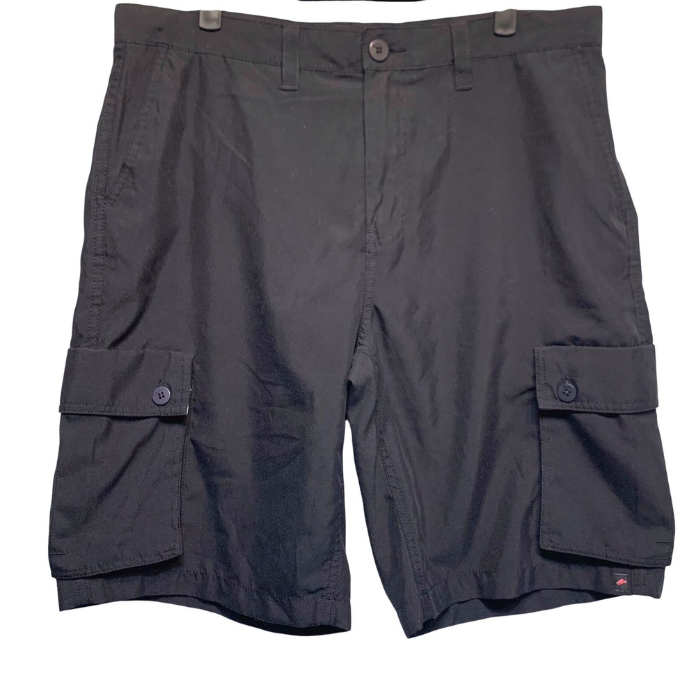 Tony Hawk Cargo Shorts Mens 34 Black Utility Skater Gorpcore Y2K Grunge Tactical